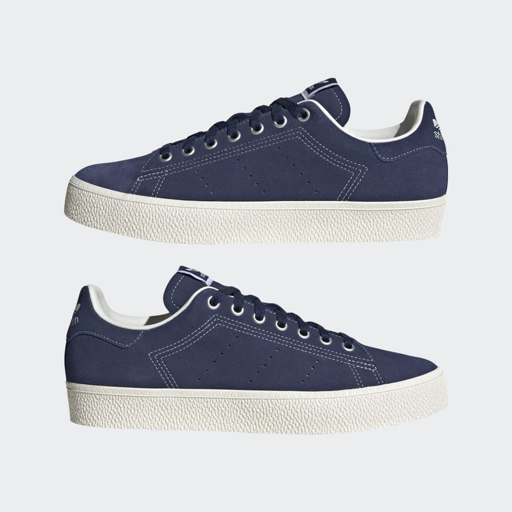 Basket Adidas Stan Smith CS Bleu Blanche Homme | ENQ-82030276