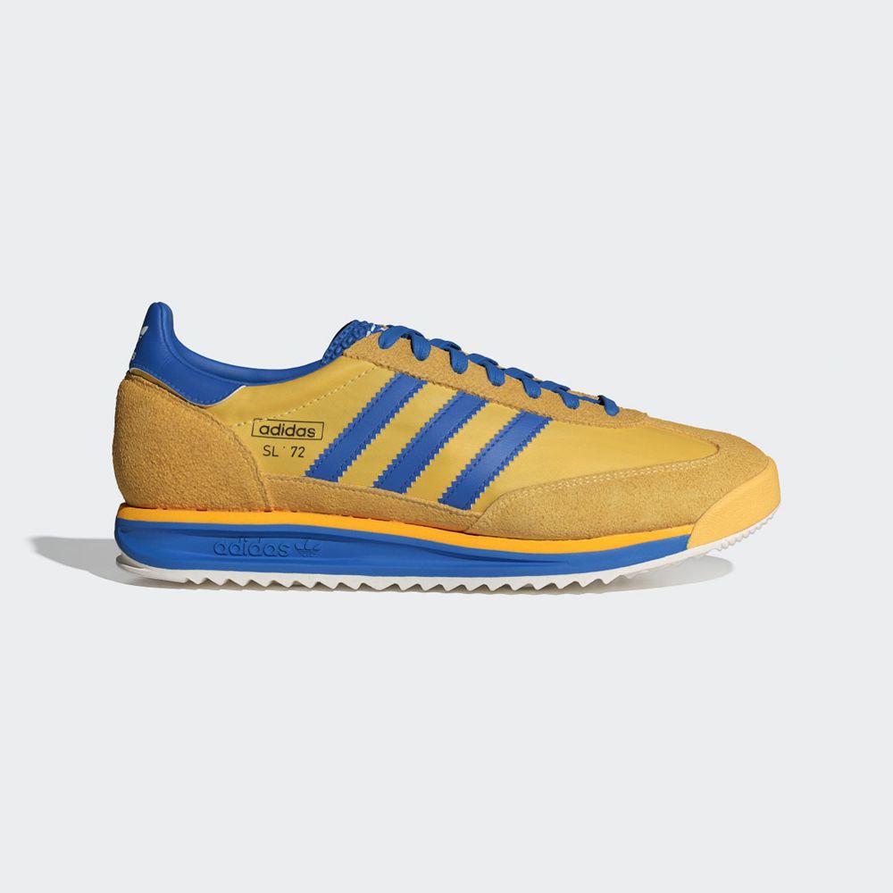 Basket Adidas SL 72 RS Jaune Bleu Blanche Homme | URK-62727106