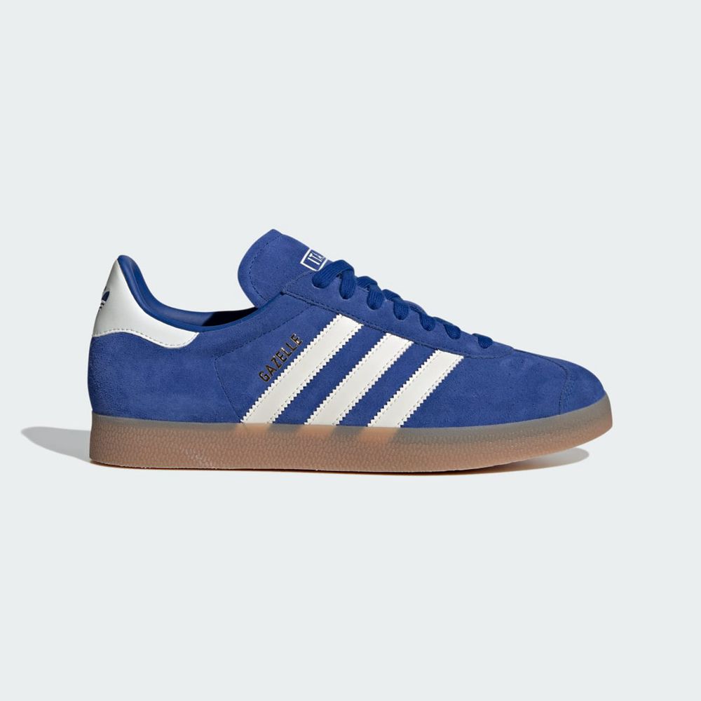 Basket Adidas Gazelle Italy Bleu Blanche Homme | HTW-83962962