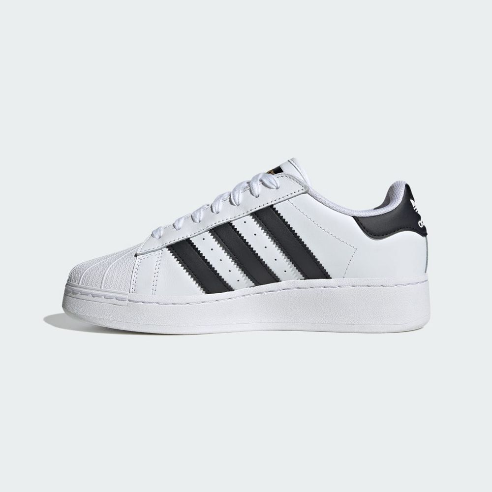 Basket Adidas Superstar XLG Blanche Noir Doré Homme | WPF-34576650