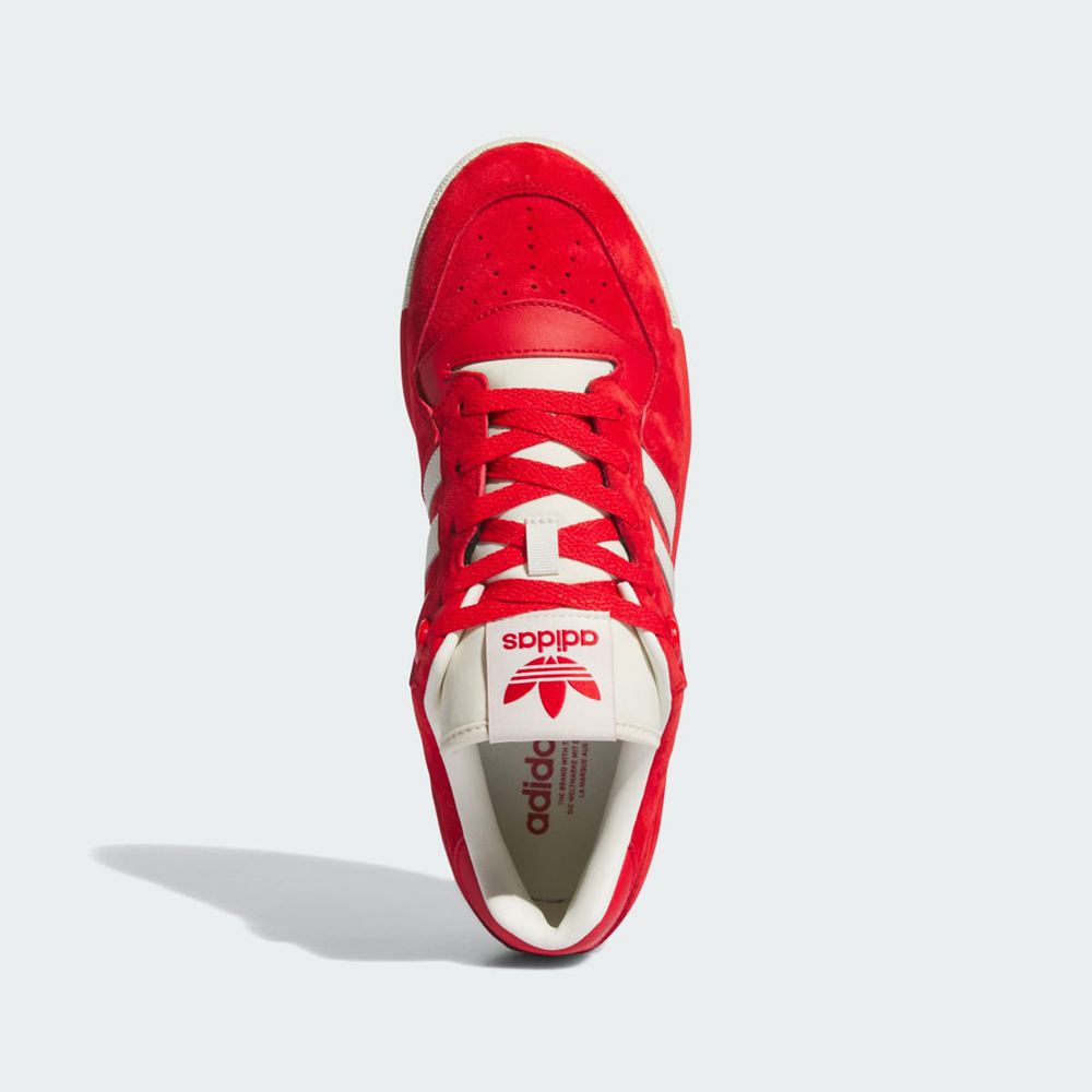 Basket Adidas Rivalry Low Rouge Blanche Homme | RFU-23982925