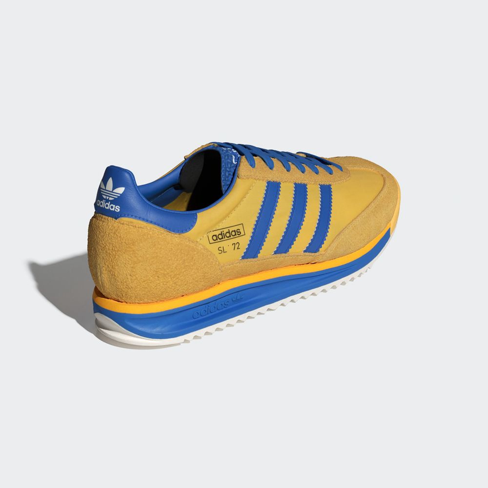 Basket Adidas SL 72 RS Jaune Bleu Blanche Homme | URK-62727106