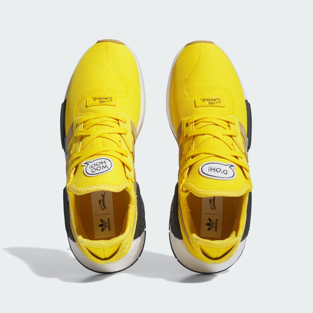 Basket Adidas NMD_G1 Boost Jaune Blanche Noir Homme | ATC-84523310