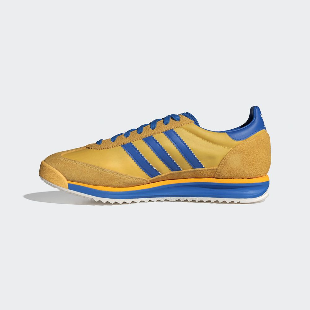 Basket Adidas SL 72 RS Jaune Bleu Blanche Homme | URK-62727106