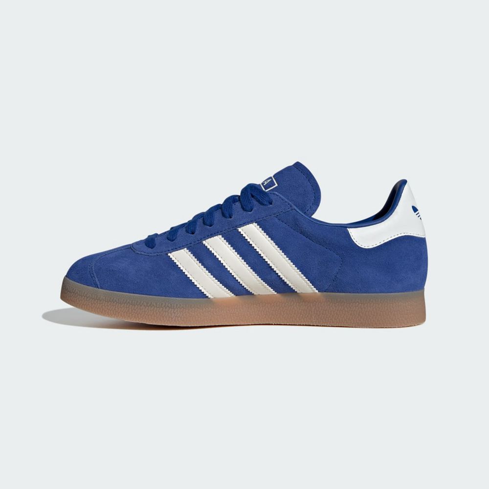 Basket Adidas Gazelle Italy Bleu Blanche Homme | HTW-83962962