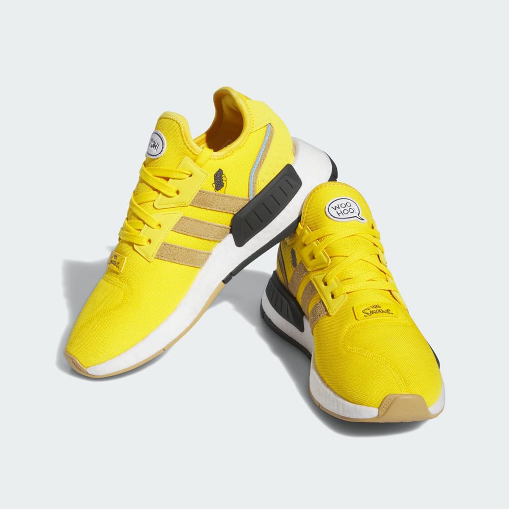 Basket Adidas NMD_G1 Boost Jaune Blanche Noir Homme | ATC-84523310