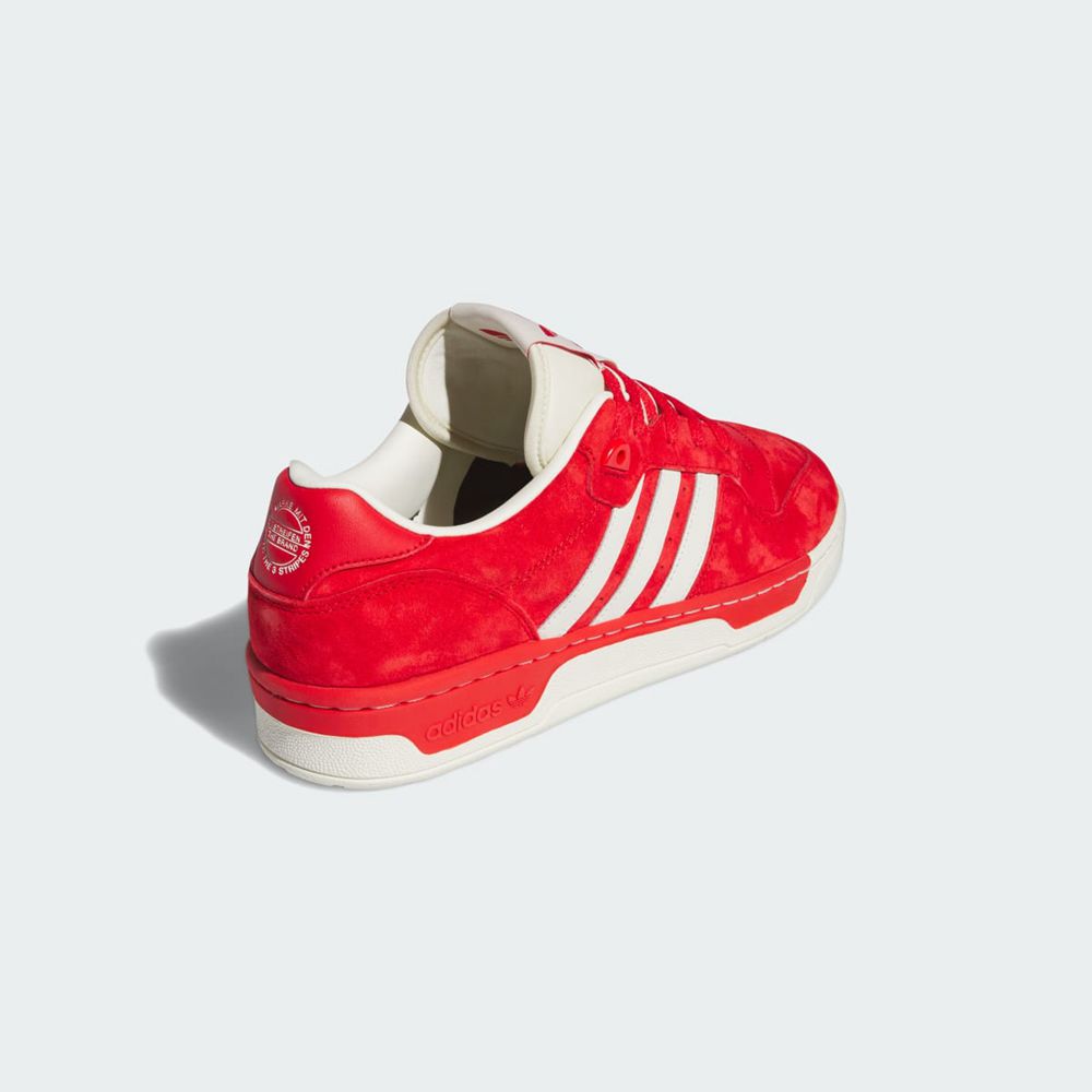 Basket Adidas Rivalry Low Rouge Blanche Homme | RFU-23982925