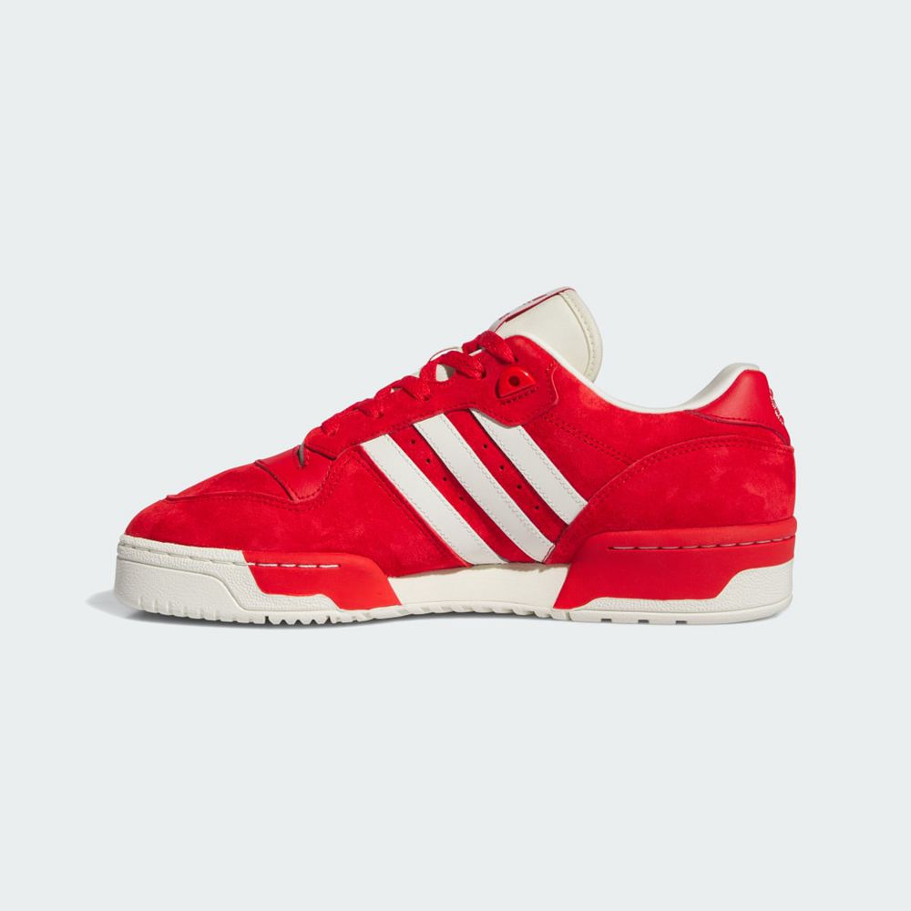 Basket Adidas Rivalry Low Rouge Blanche Homme | RFU-23982925