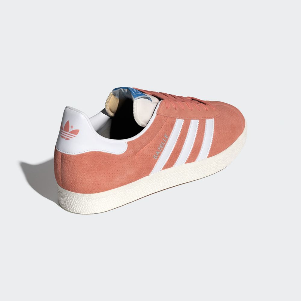 Basket Adidas Gazelle Rose Blanche Homme | DGZ-73617883