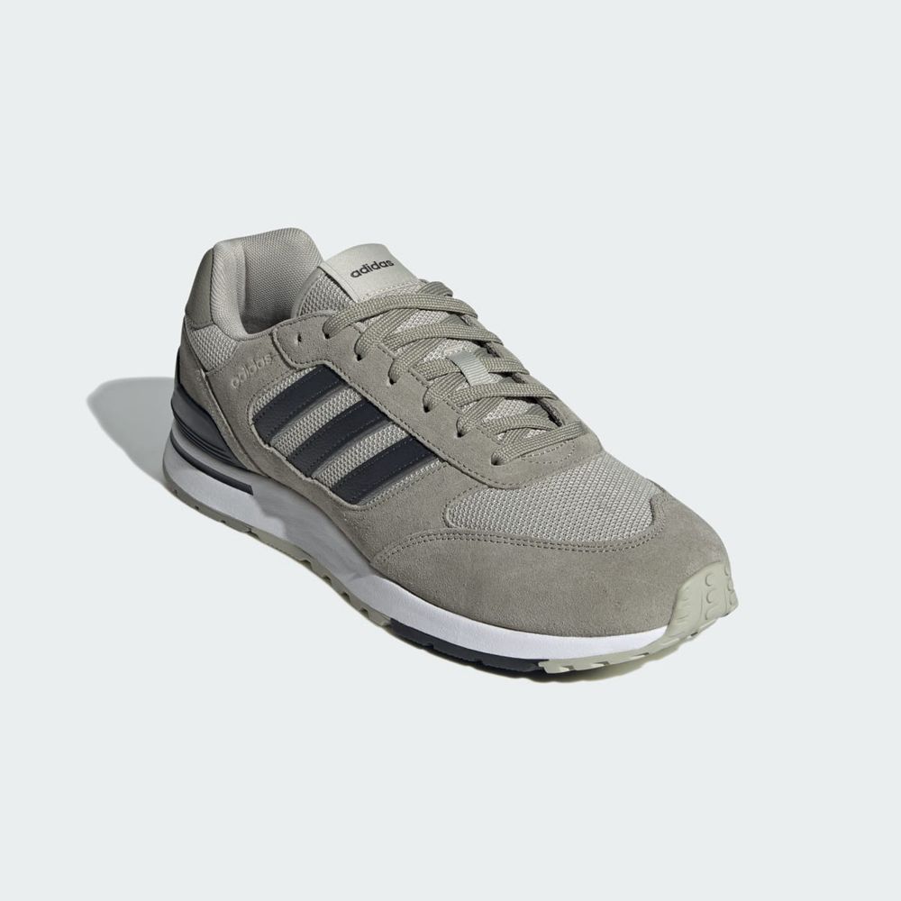 Basket Adidas Run 80s Argent Grise Homme | SLX-26070542