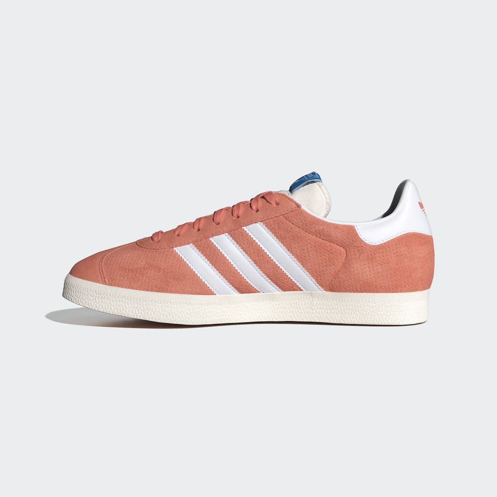 Basket Adidas Gazelle Rose Blanche Homme | DGZ-73617883