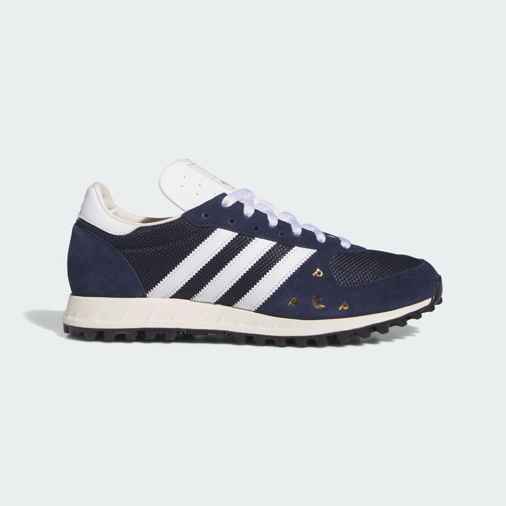 Basket Adidas Pop Trading Co TRX Bleu Marine Blanche Homme | VPJ-73705039