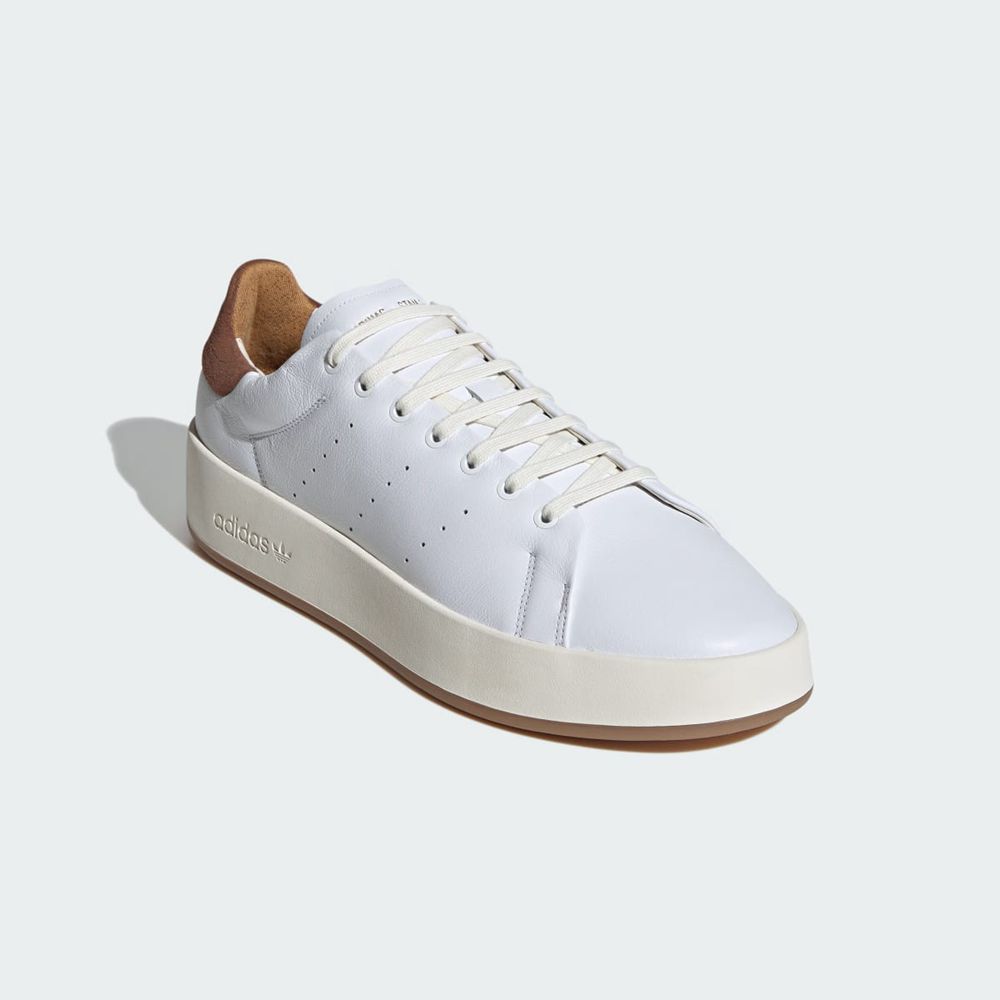 Basket Adidas Stan Smith Recon Blanche Marron Homme | YIE-80055486