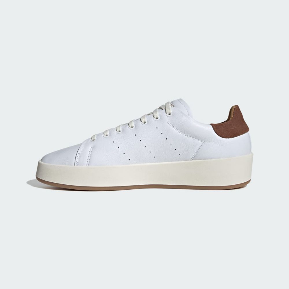 Basket Adidas Stan Smith Recon Blanche Marron Homme | YIE-80055486