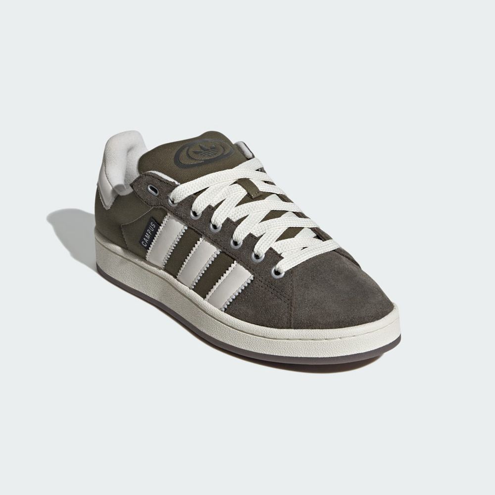 Basket Adidas Campus 00s Vert Olive Blanche Homme | YJX-23096212