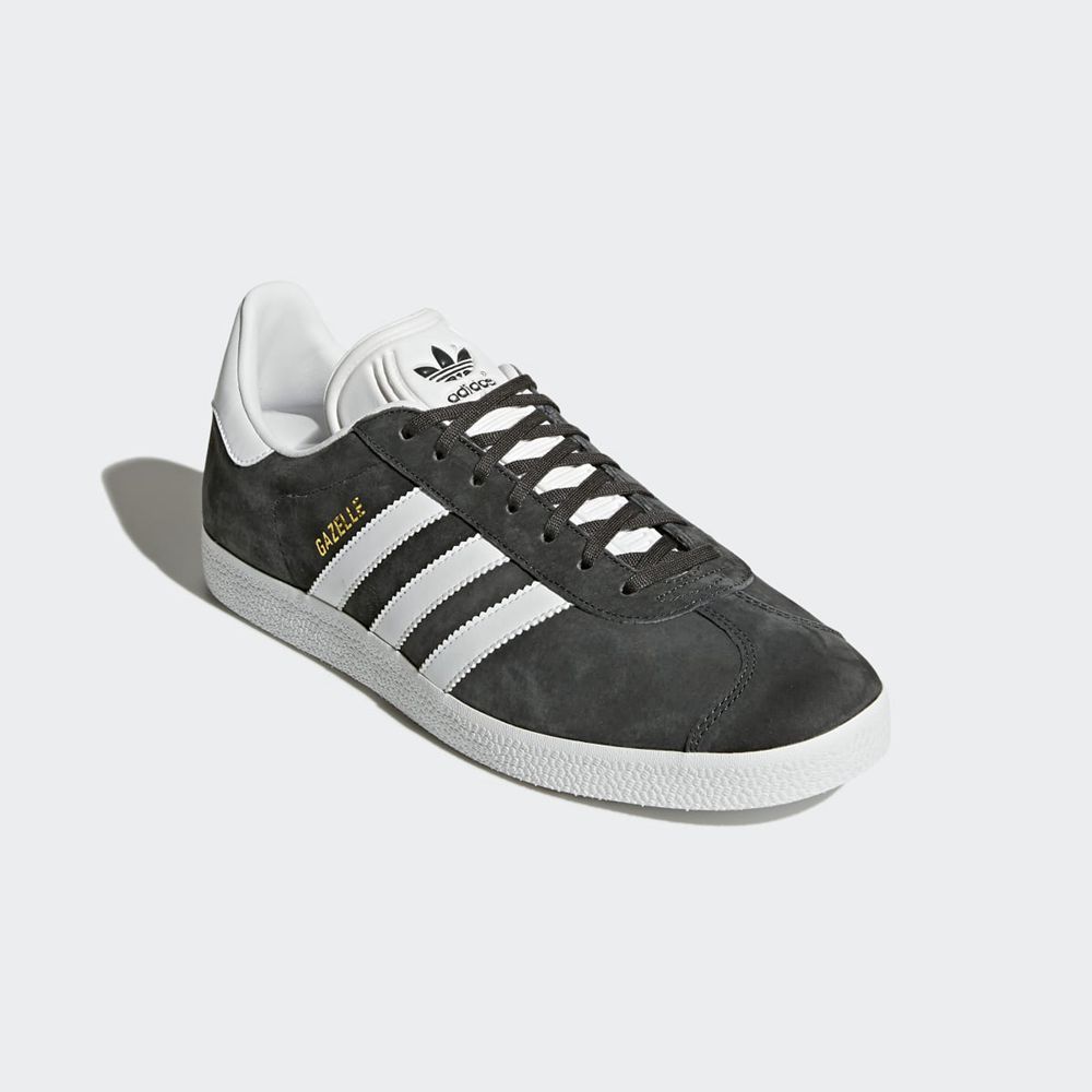 Basket Adidas Gazelle Grise Blanche Doré Homme | TWA-02834933