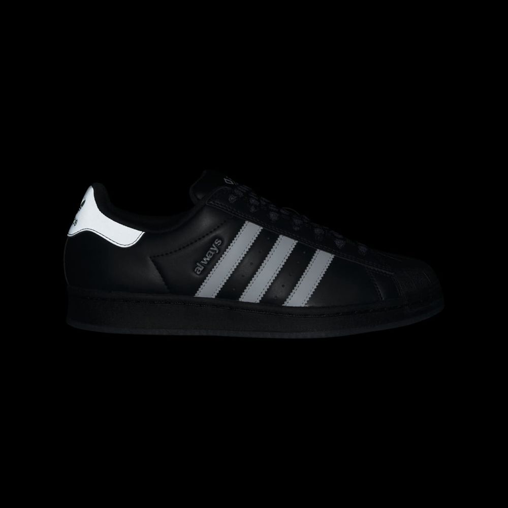 Basket Adidas Superstar ADV x Always Noir Blanche Grise Homme | LGD-73616170