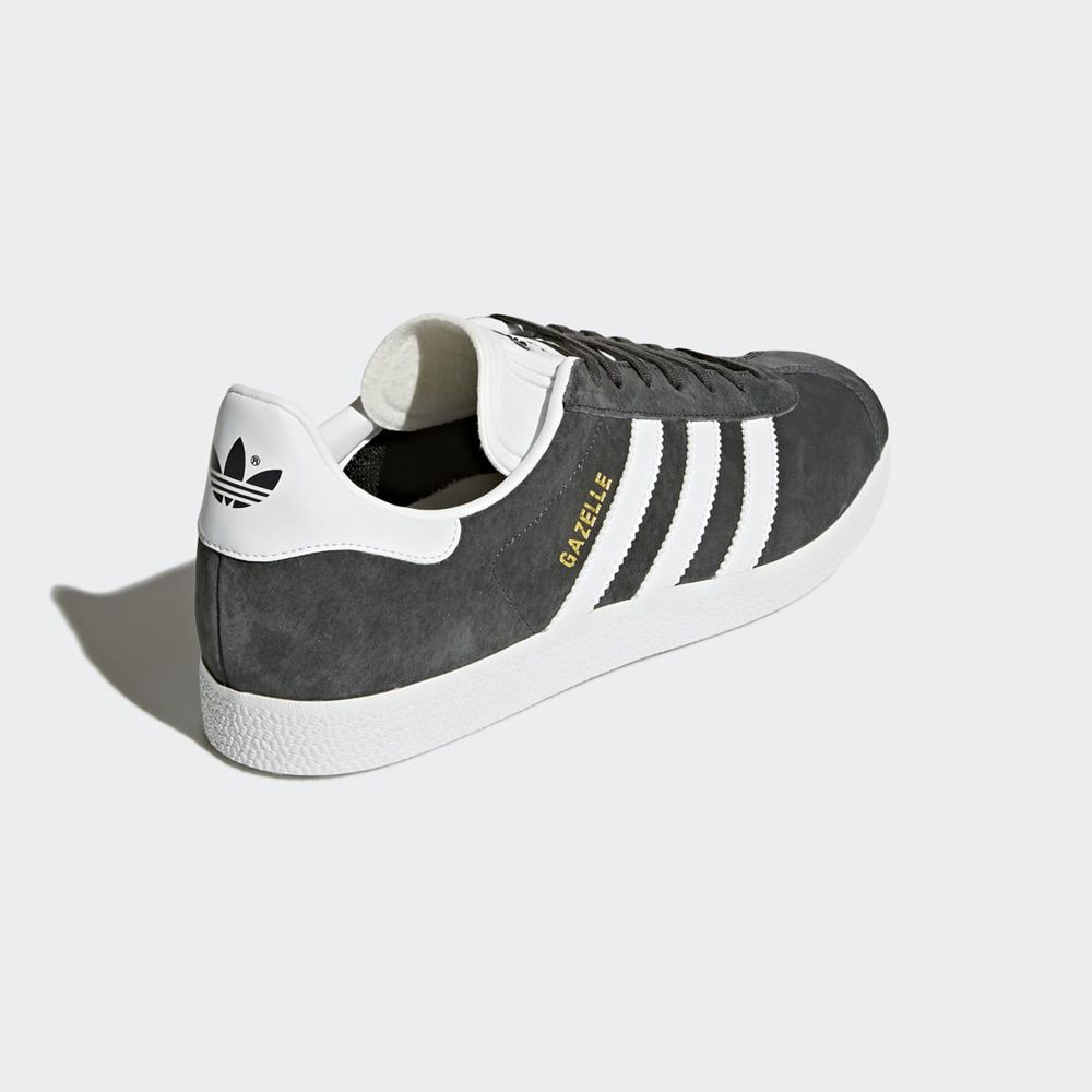 Basket Adidas Gazelle Grise Blanche Doré Homme | TWA-02834933