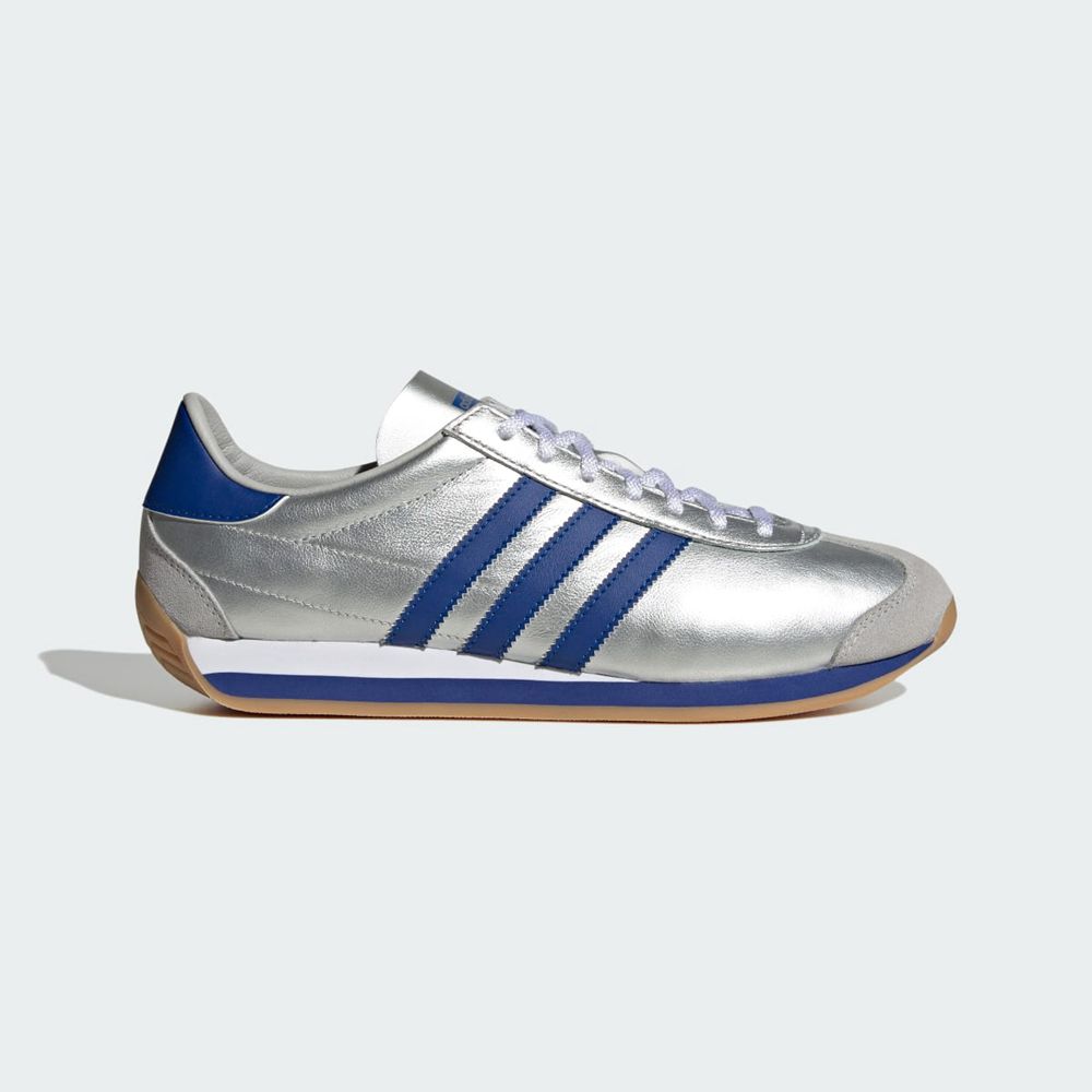 Basket Adidas Country OG Argent Bleu Blanche Homme | VMO-78638580