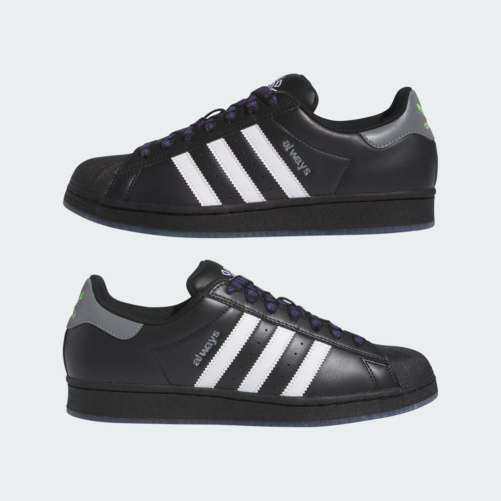 Basket Adidas Superstar ADV x Always Noir Blanche Grise Homme | LGD-73616170