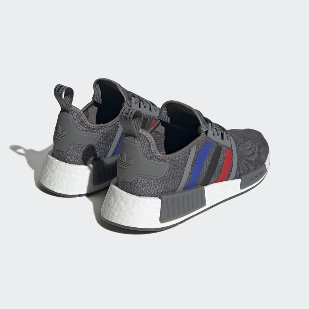 Basket Adidas NMD_R1 Grise Rouge Noir Homme | VGZ-14006729