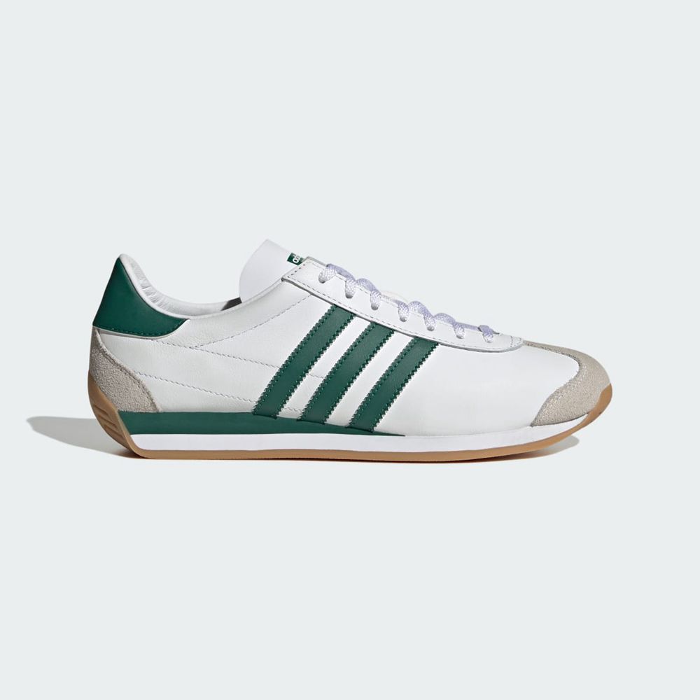 Basket Adidas Country OG Blanche Vert Homme | LOR-78536489