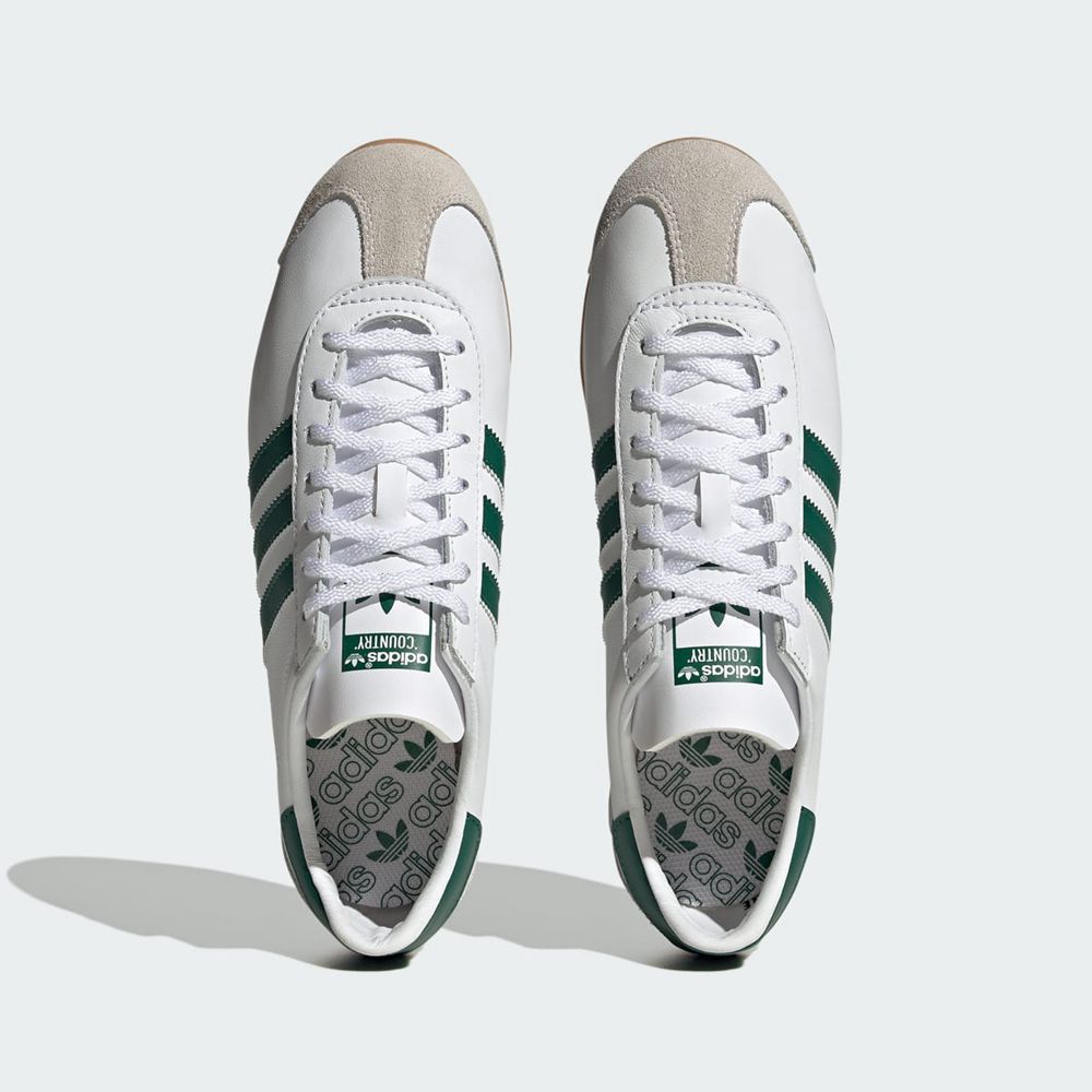 Basket Adidas Country OG Blanche Vert Homme | LOR-78536489