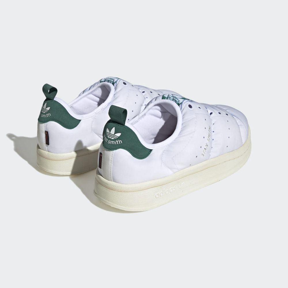 Basket Adidas Puffylette Stan Smith Blanche Vert Doré Homme | UUM-16830909