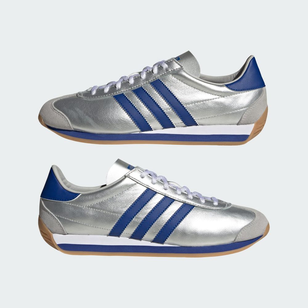 Basket Adidas Country OG Argent Bleu Blanche Homme | VMO-78638580