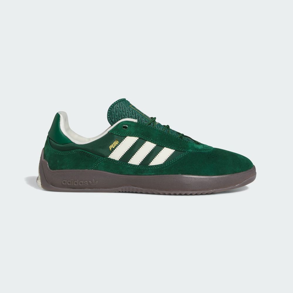 Basket Adidas Puig Vert Blanche Homme | ZAG-10703867