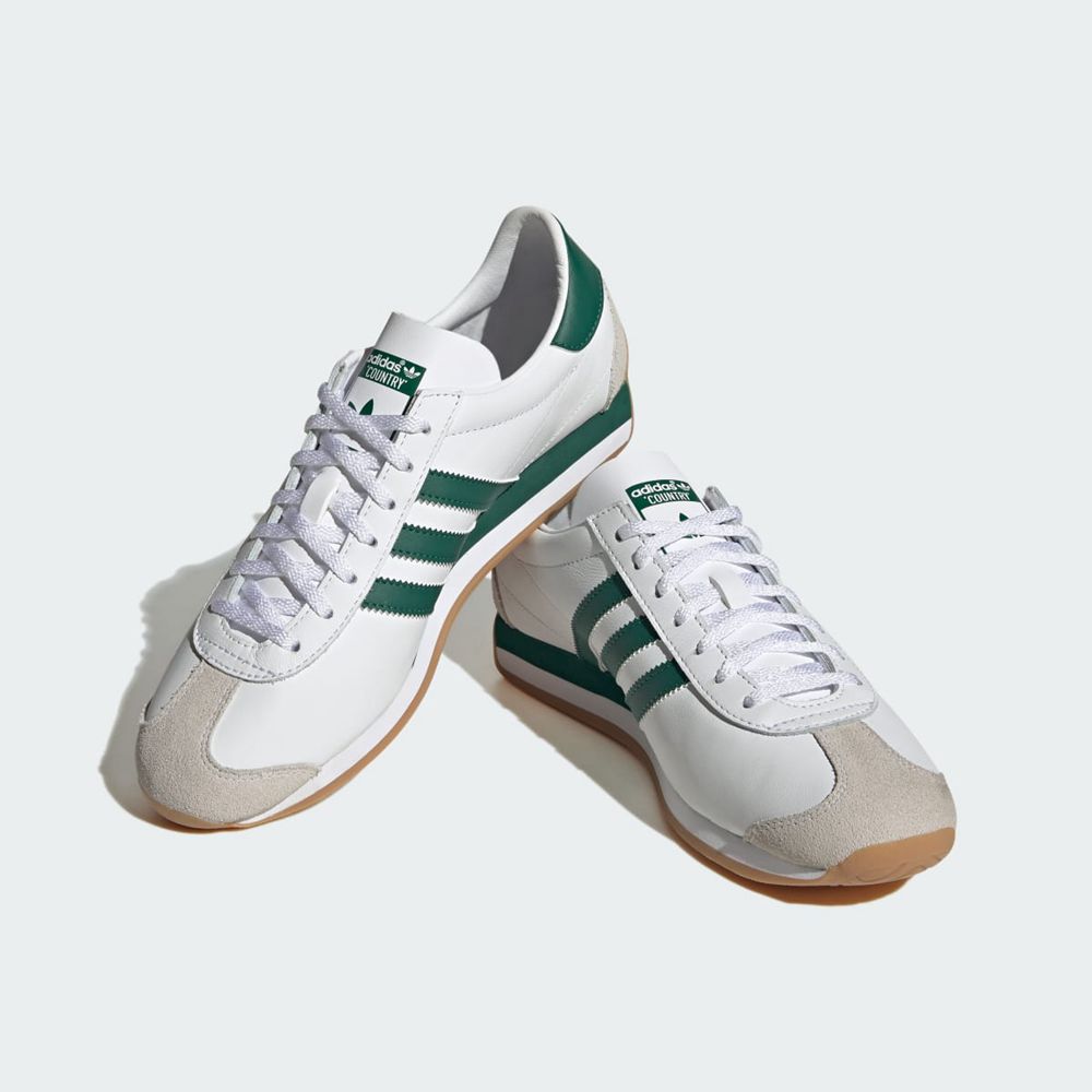 Basket Adidas Country OG Blanche Vert Homme | LOR-78536489