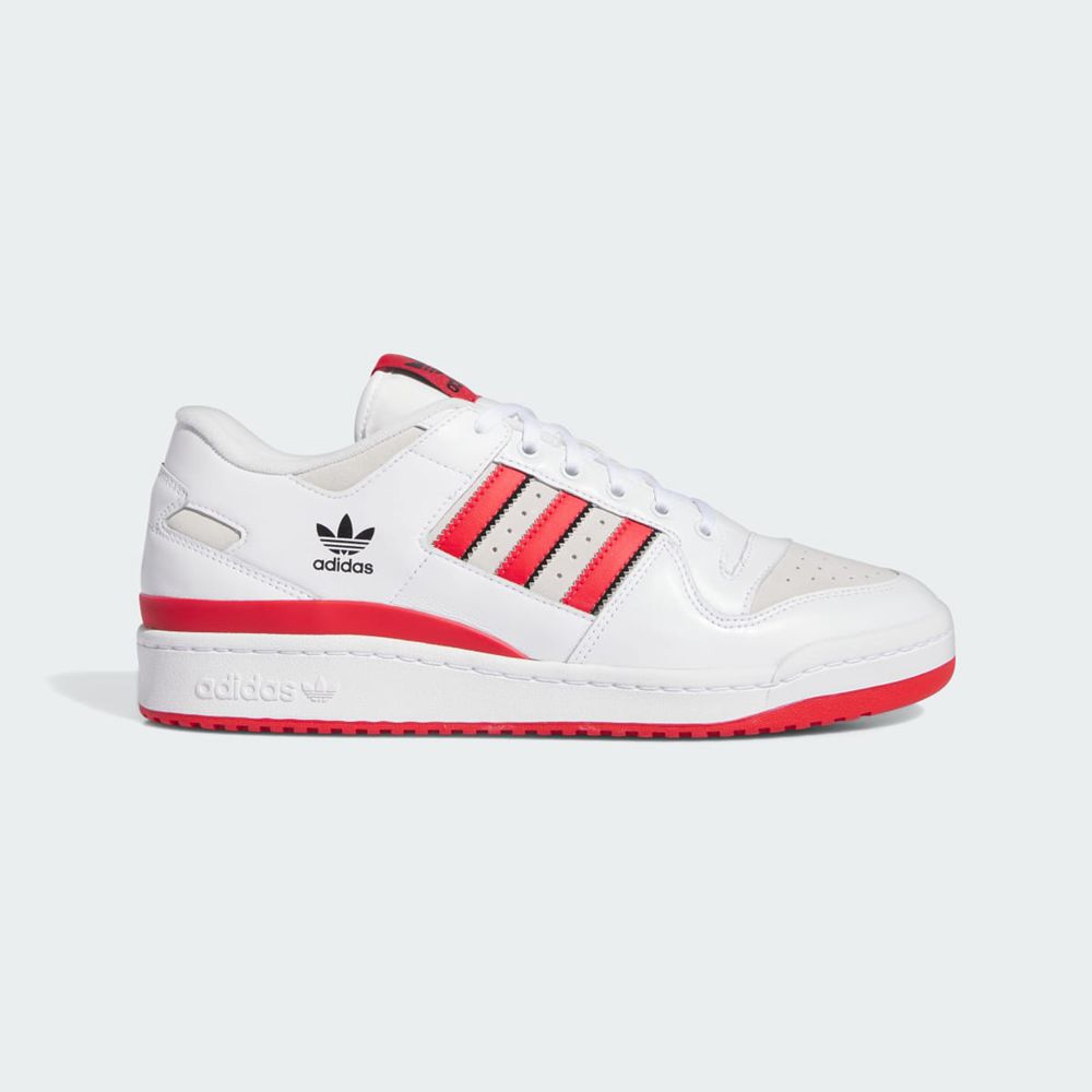 Basket Adidas Forum 84 Low ADV Blanche Rouge Noir Homme | UHN-91724509