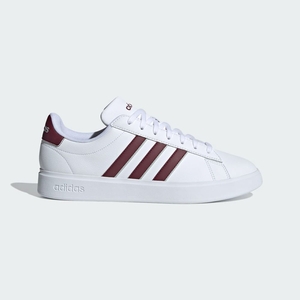 Basket Adidas Grand Court Blanche Bordeaux Grise Homme | SLM-38104599