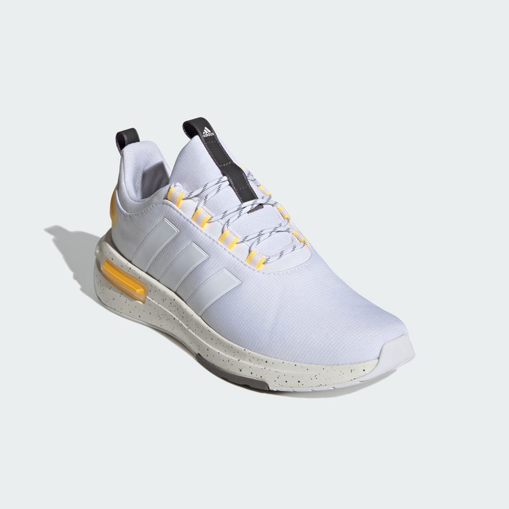 Basket Adidas Racer TR23 Blanche Jaune Homme | XGO-42766074