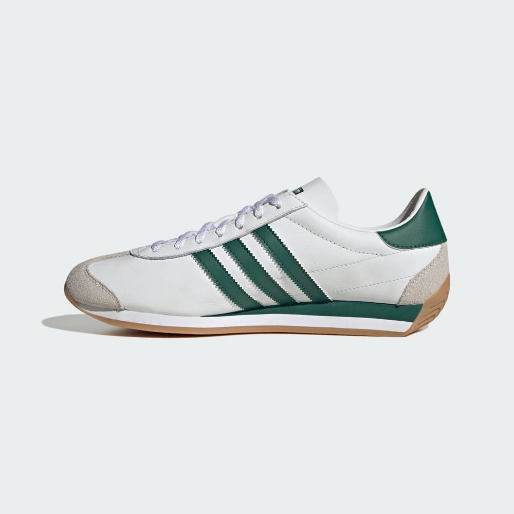 Basket Adidas Country OG Blanche Vert Homme | LOR-78536489