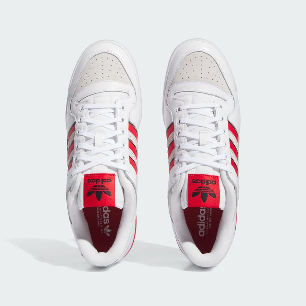 Basket Adidas Forum 84 Low ADV Blanche Rouge Noir Homme | UHN-91724509