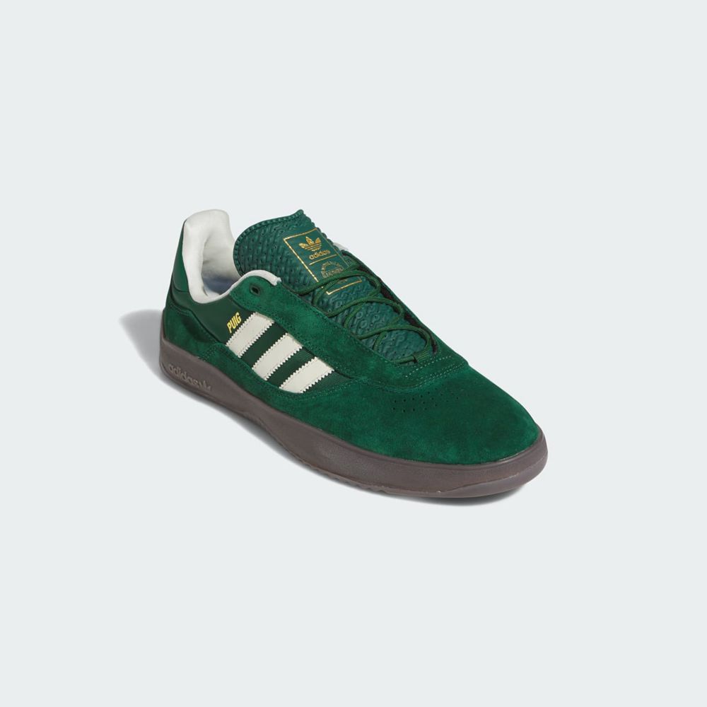 Basket Adidas Puig Vert Blanche Homme | ZAG-10703867