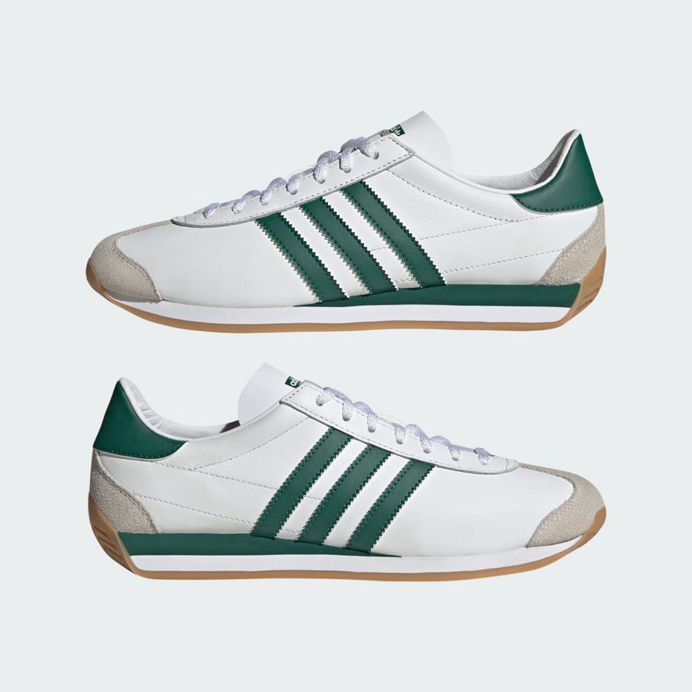 Basket Adidas Country OG Blanche Vert Homme | LOR-78536489