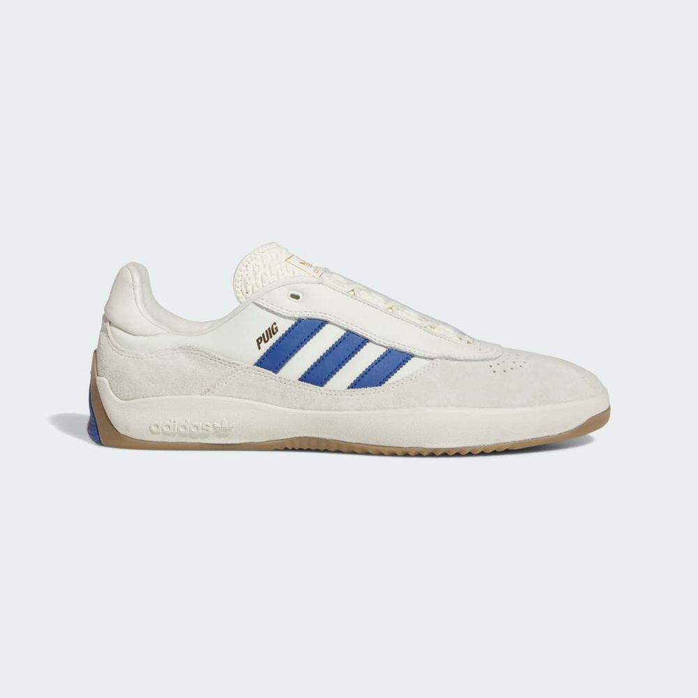 Basket Adidas Puig Blanche Bleu Homme | XCS-62560008