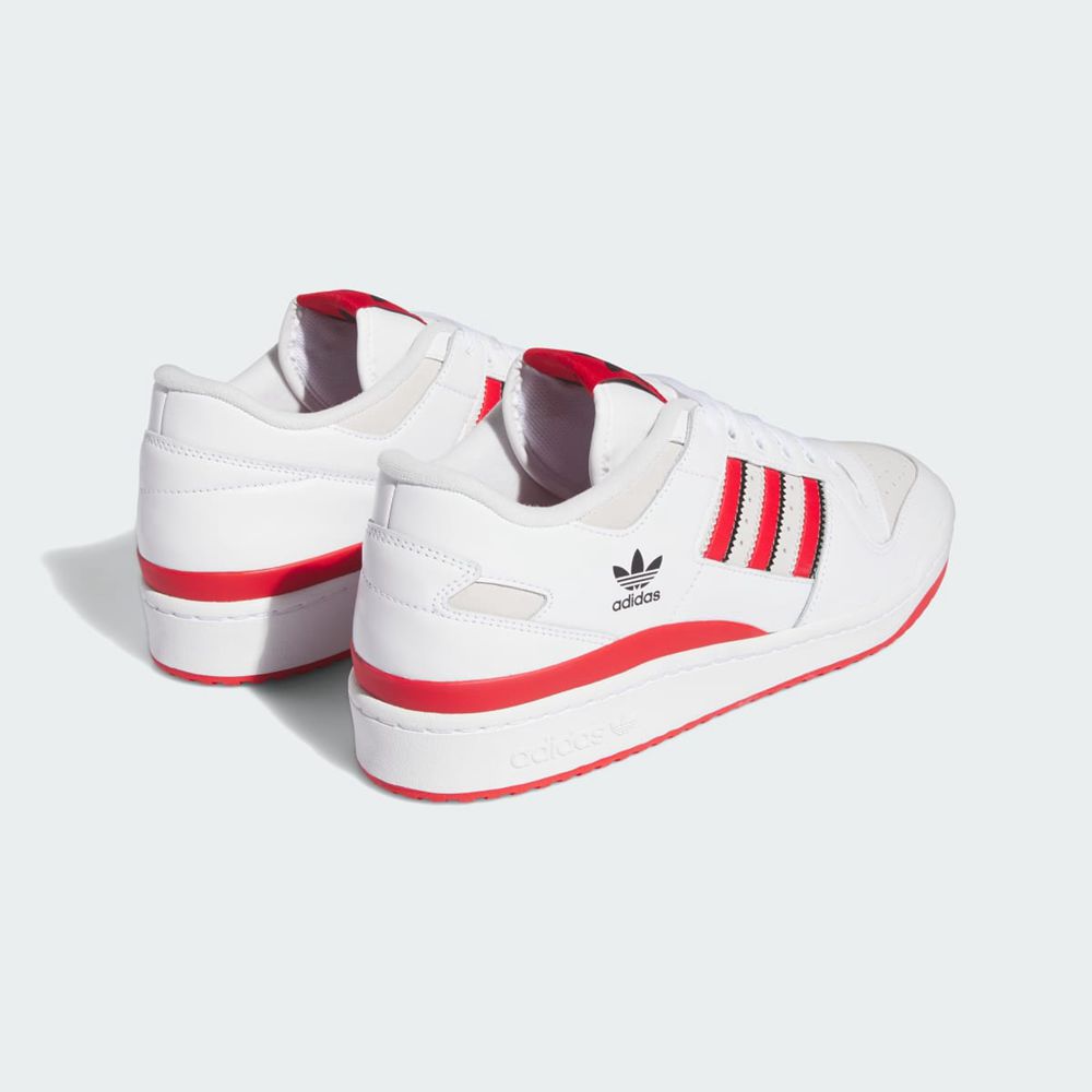 Basket Adidas Forum 84 Low ADV Blanche Rouge Noir Homme | UHN-91724509