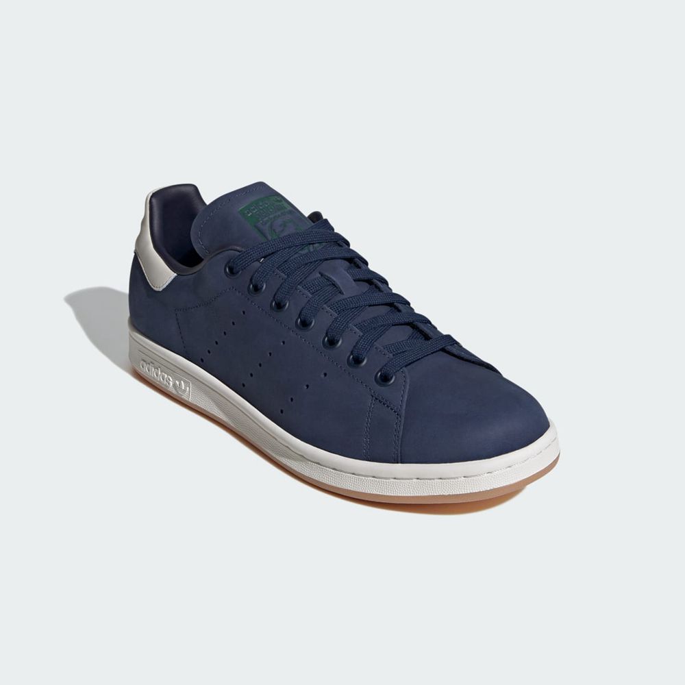 Basket Adidas Stan Smith Bleu Marine Beige Homme | FQY-40270503