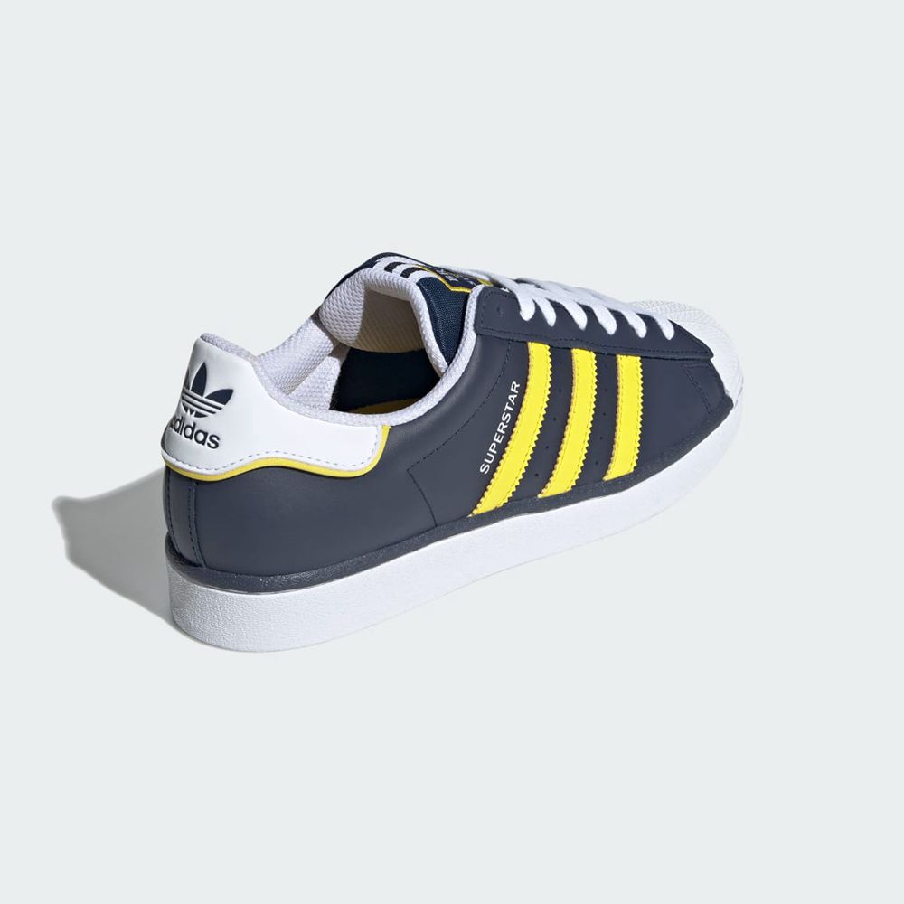 Basket Adidas Superstar Bleu Marine Jaune Blanche Homme | NTW-66345674