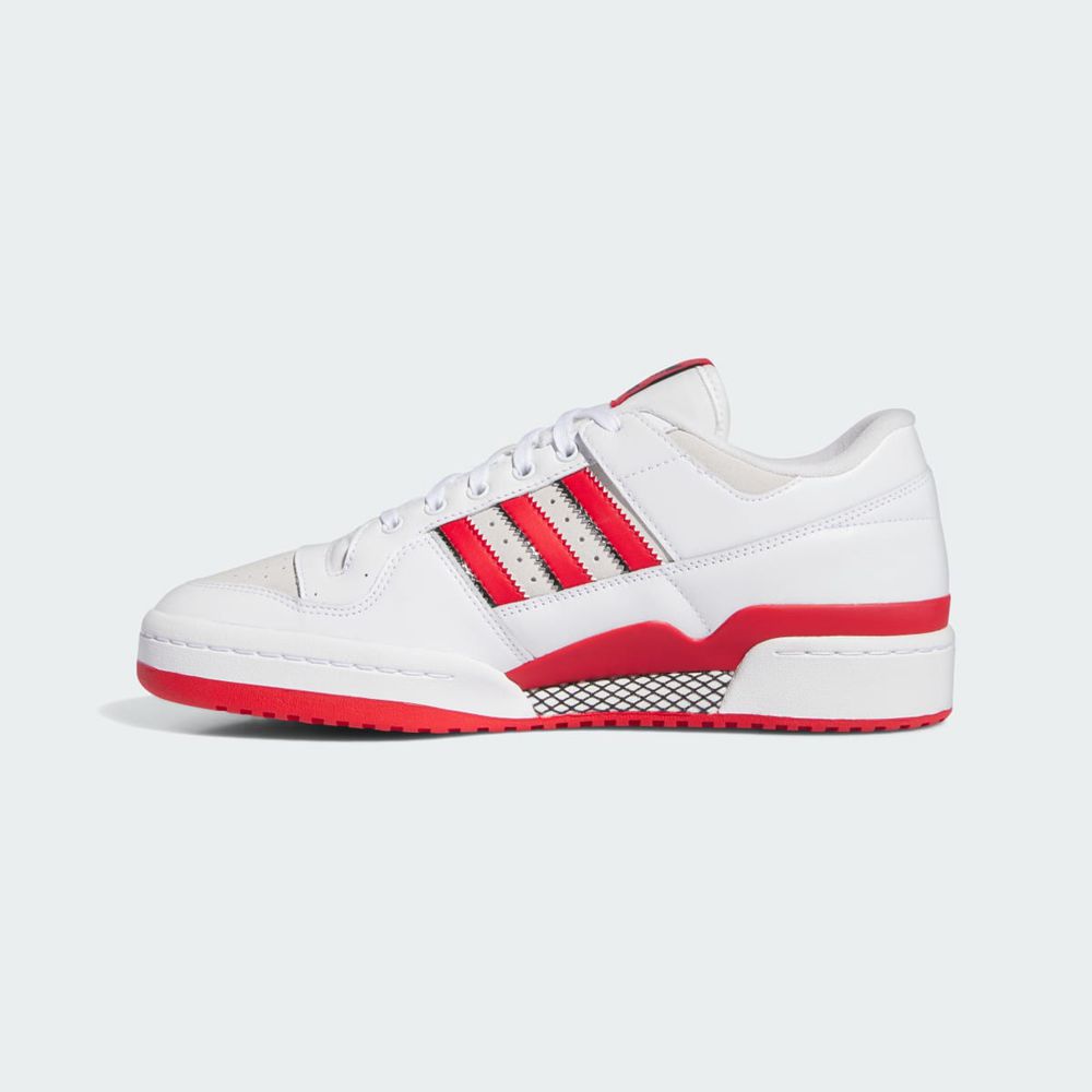 Basket Adidas Forum 84 Low ADV Blanche Rouge Noir Homme | UHN-91724509