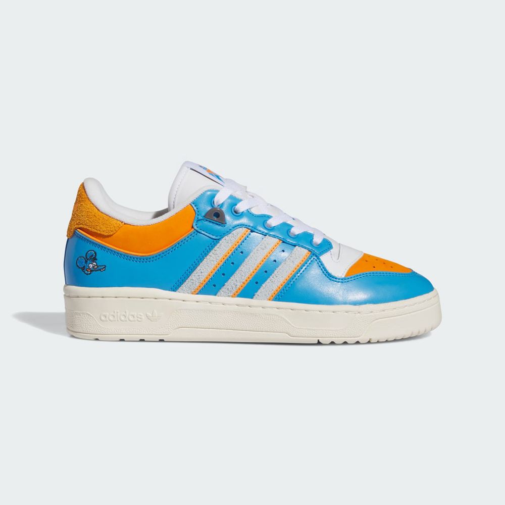 Basket Adidas Rivalry Low Itchy Bleu Blanche Marron Homme | JDN-00496518