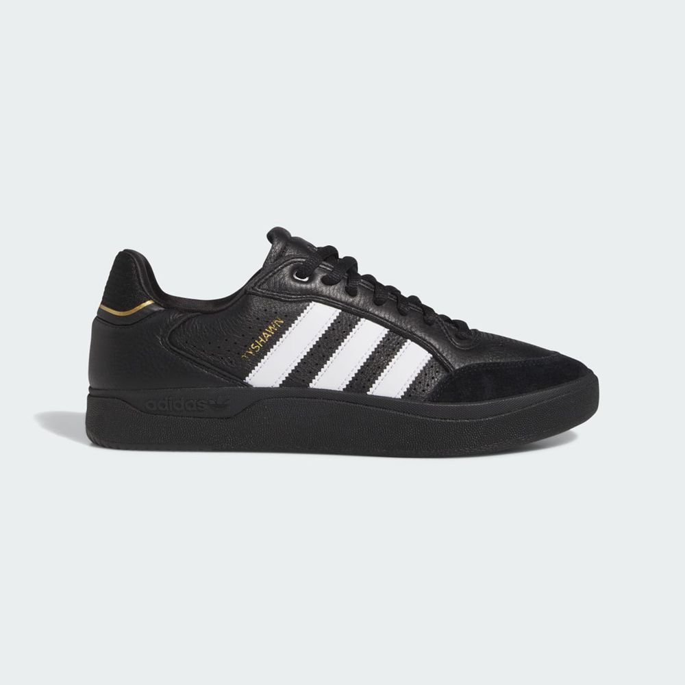 Basket Adidas Tyshawn Low Noir Blanche Doré Homme | YLJ-63616433