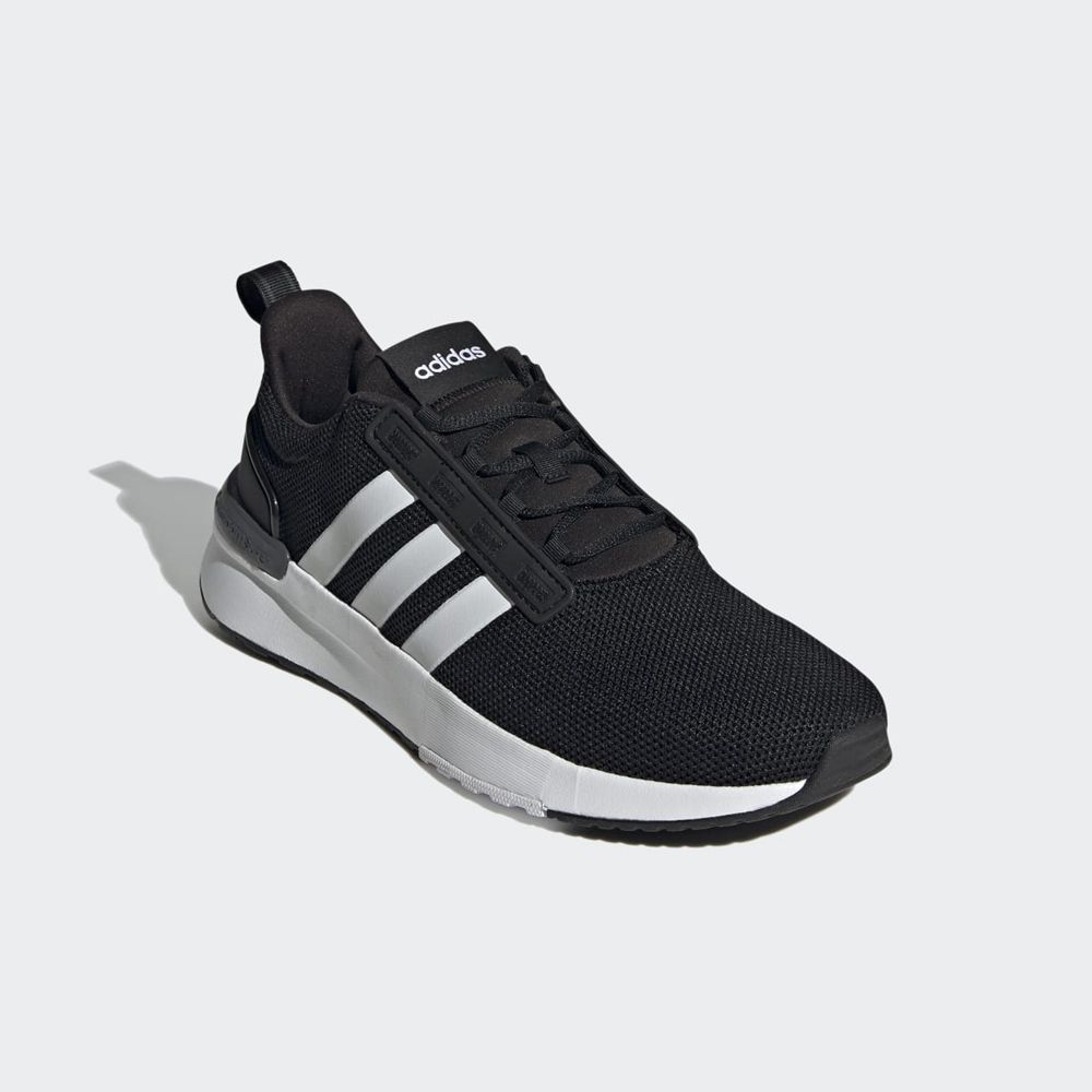 Basket Adidas Racer TR21 Noir Blanche Homme | BLJ-34637387