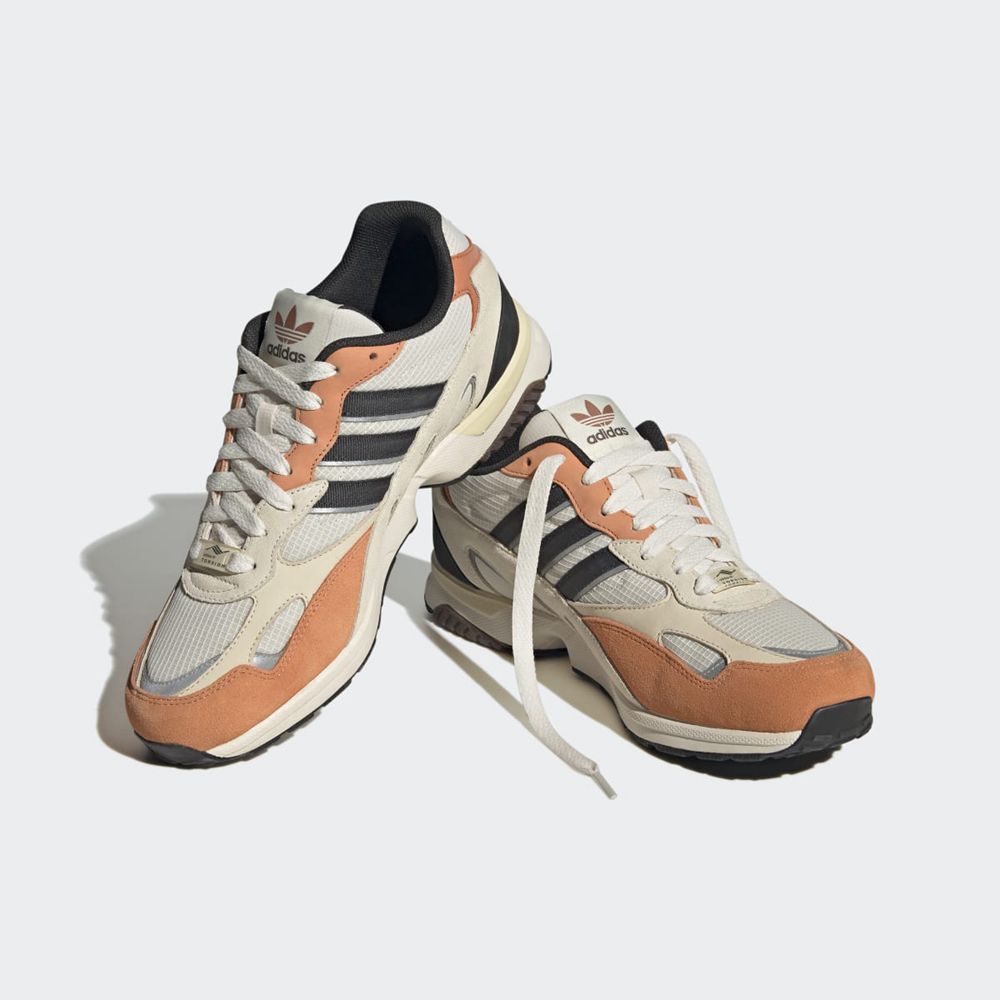 Basket Adidas Torsion Super Blanche Grise Marron Homme | KII-46868691