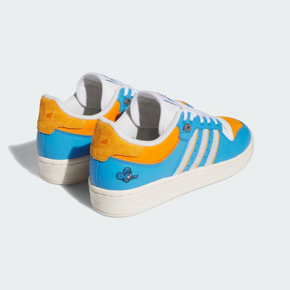 Basket Adidas Rivalry Low Itchy Bleu Blanche Marron Homme | JDN-00496518