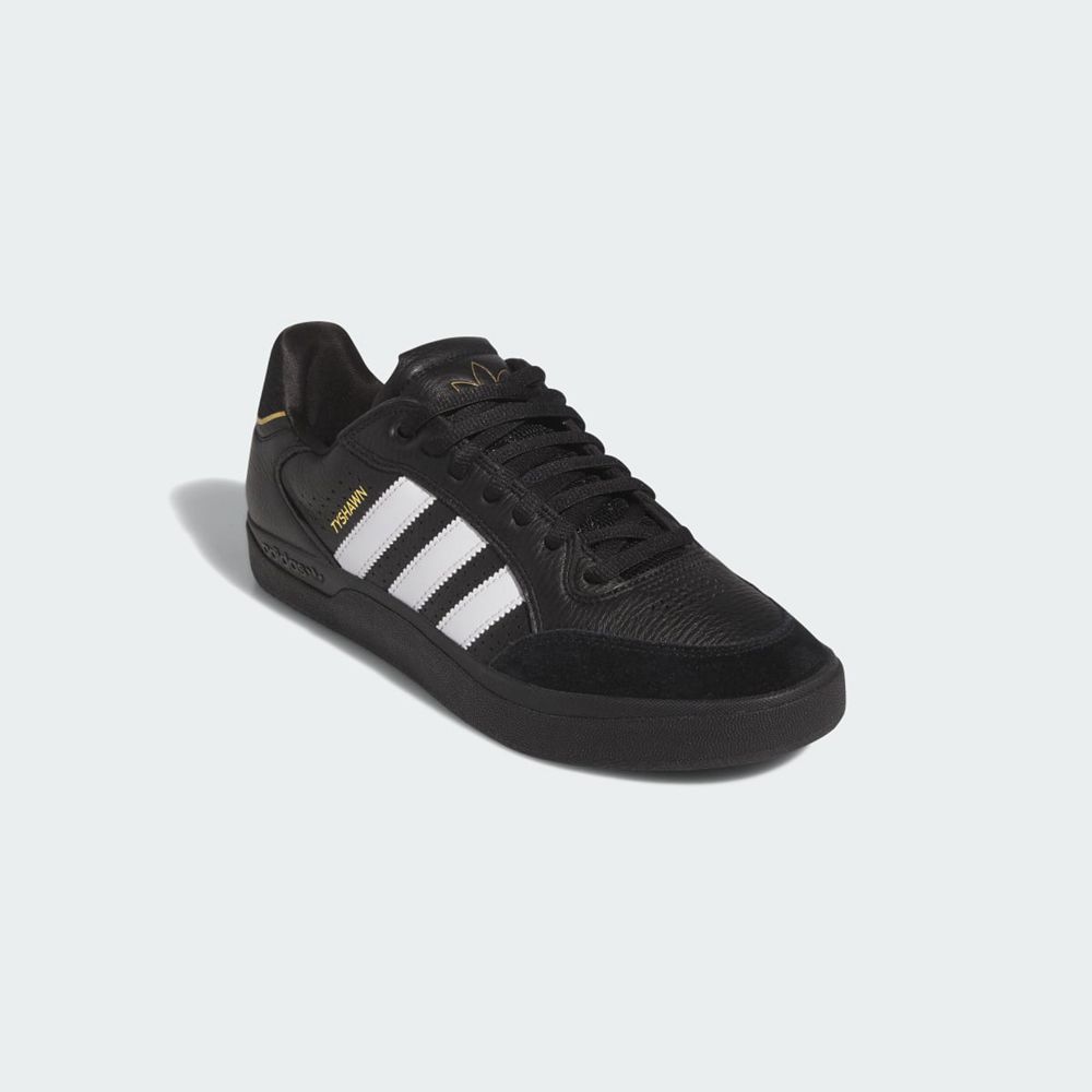 Basket Adidas Tyshawn Low Noir Blanche Doré Homme | YLJ-63616433