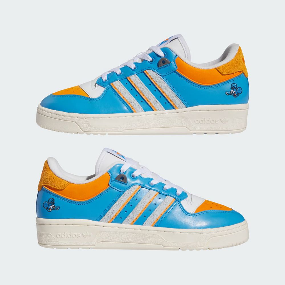 Basket Adidas Rivalry Low Itchy Bleu Blanche Marron Homme | JDN-00496518